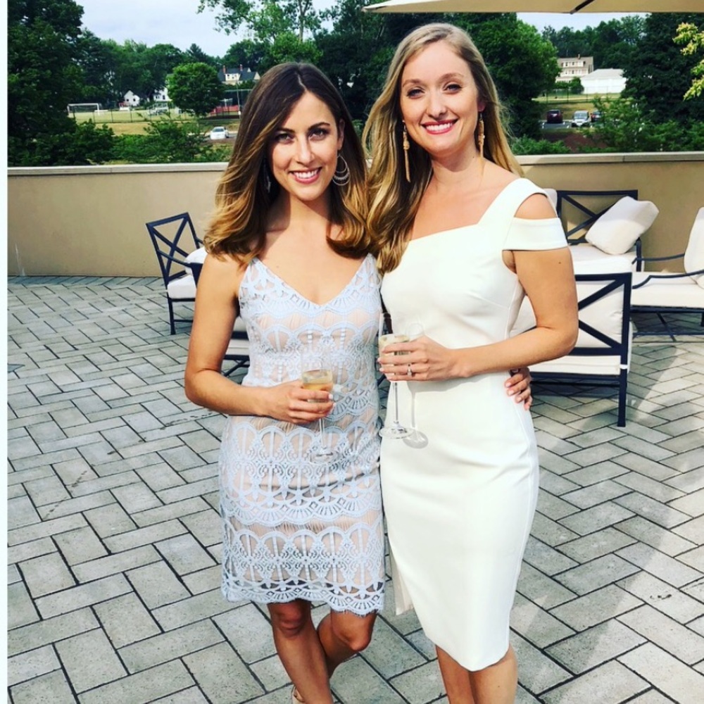 Leith blue lace dress